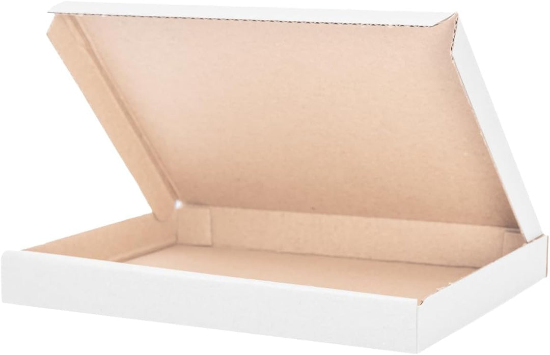 verpacking Grossbriefkartons Weiss 165x125x20 mm - A6 - Versand Post Faltschachtel Kalenderverpackun