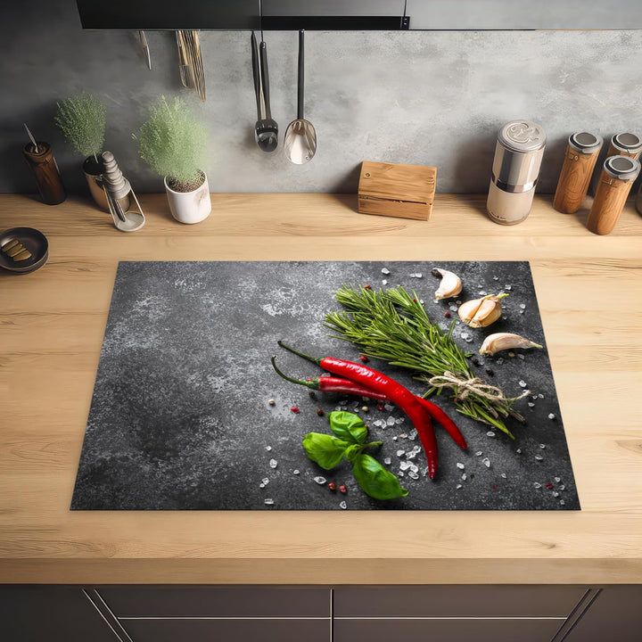 KitchenYeah© Herdabdeckplatte Einteilig Küche Ceranfeld Abdeckplatte Cerankochfeld Abdeckung Indukti