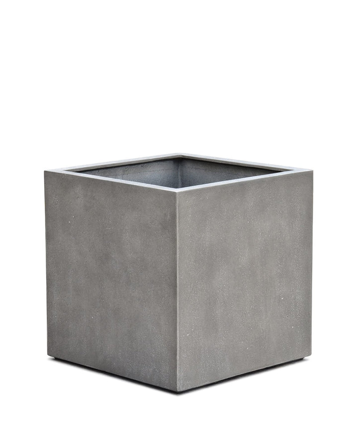 ESCHBACH® Pflanzkübel Cube 40 Beton Grau Quadratisch * 40 x 40 x 40 cm * 10 Jahre Garantie 40x40x40,