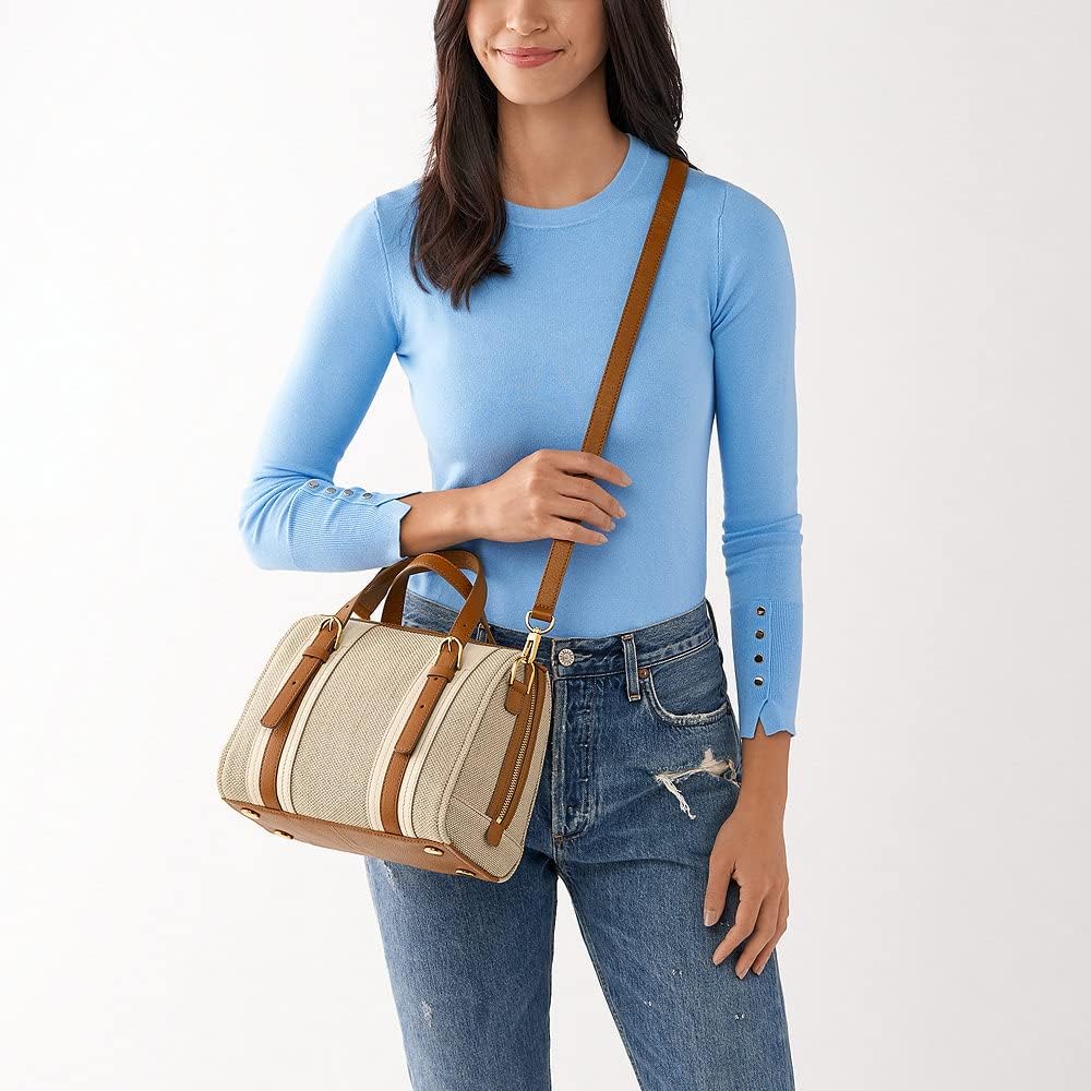 Fossil Tasche für Damen – Carlie Satchel, ZB1858248 – 25,4 cm L x 13,97 cm B x 20,32 cm H