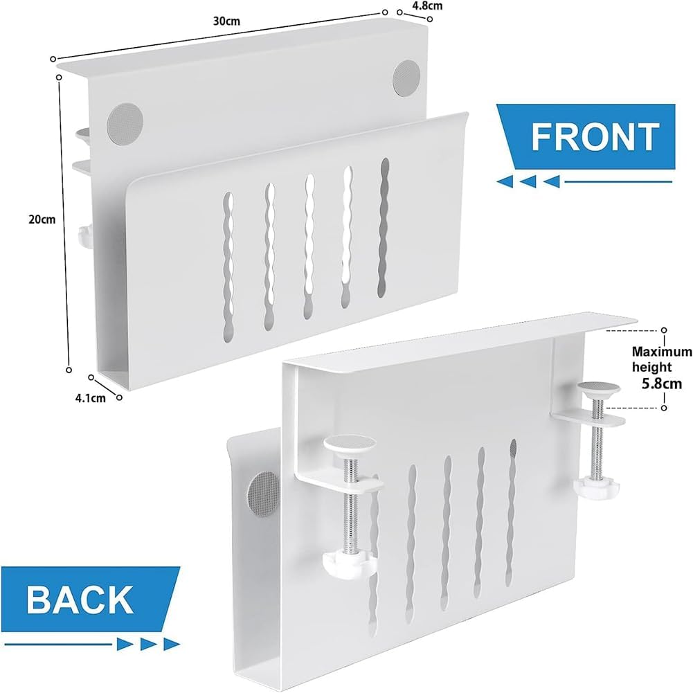 berjalan Schreibtisch-Seitenaufbewahrung, Hängende Schreibtischaufbewahrung, Laptop-Ständer Aus Stah