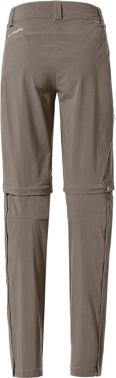 VAUDE Women's Farley Stretch Zo T-Zip Pants Ii Trousers 48 Kurz Coconut, 48 Kurz Coconut