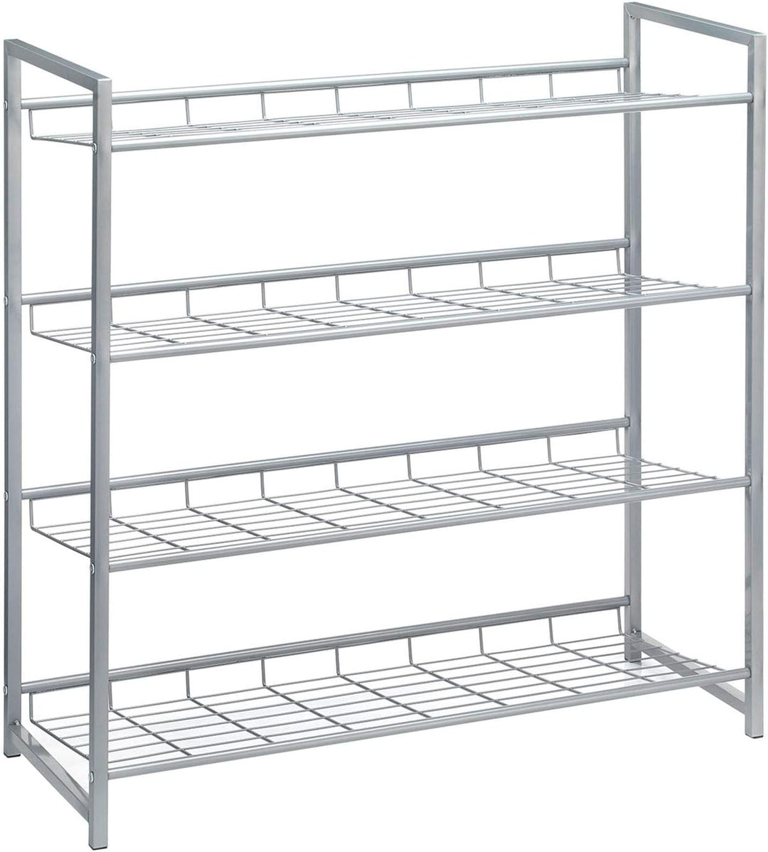 CARO-Möbel Schuhregal System Schuhständer Schuhablage mit 4 Fächern für ca. 16 Paar Schuhe, 81 cm br