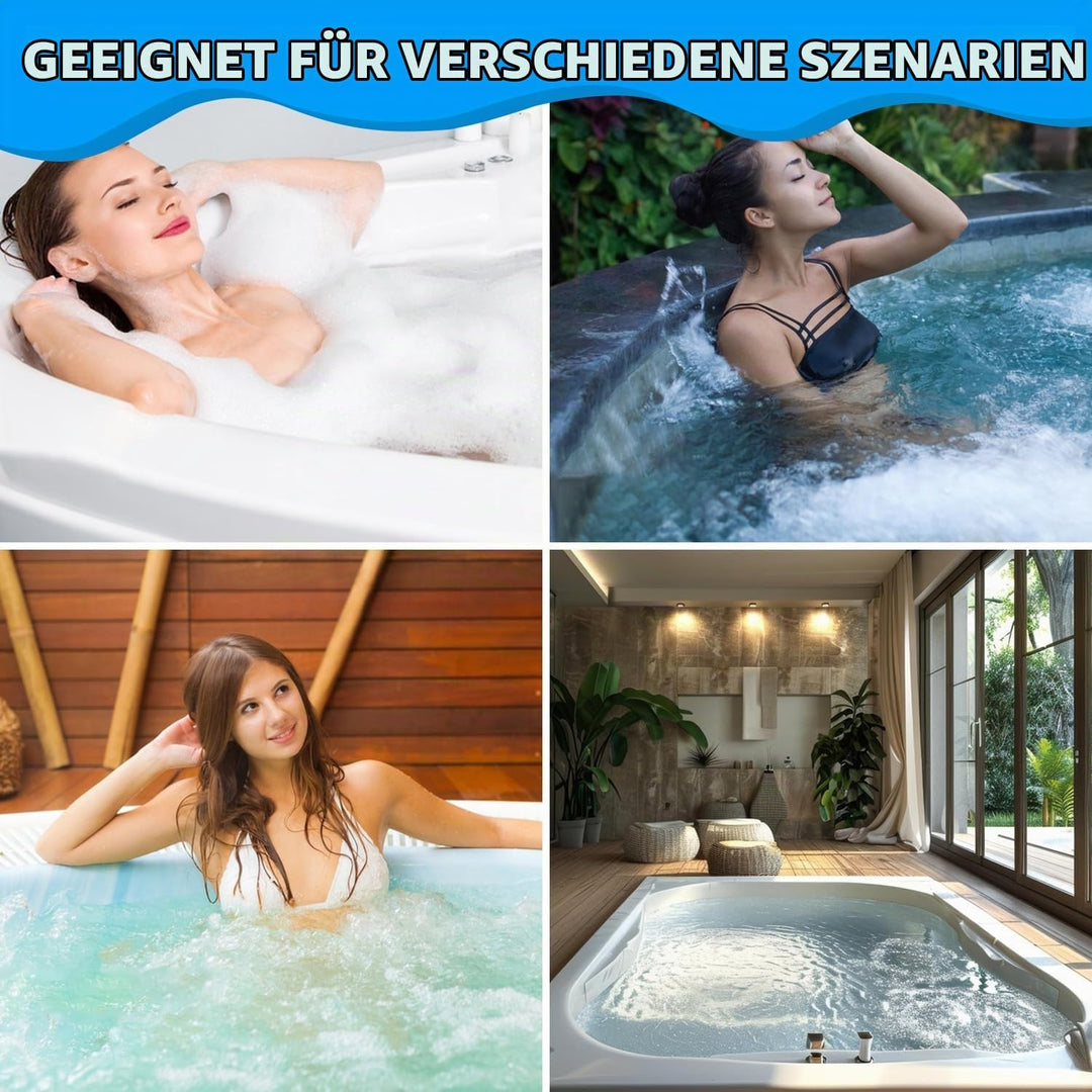 Ganzkörper Badewannenkissen für die Badewanne, Verdicktes Badewannenmatte mit Kopfstütze unterstützt