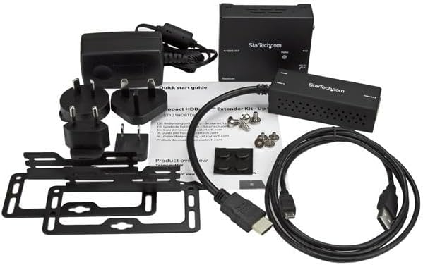 StarTech.com HDBaseT Extender Kit mit kompakt Transmitter, HDMI über CAT5, HDMI over HDBaseT bis zu