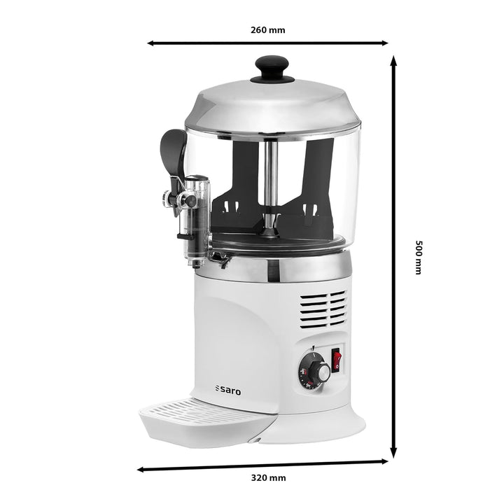 Saro 175-1146 Nina Kakaodispenser, 5 L, Weiss