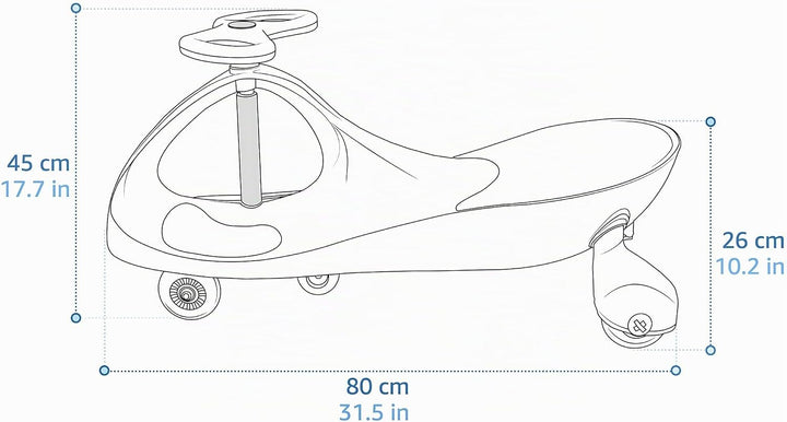 meteor TwistCar SWINGO Kinderroller Rutschauto für Kinder halten des Körpergleichgewichts Auto Swing