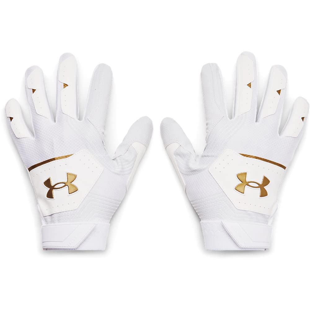 Under Armour Herren Clean Up 21 Handschuhe für kaltes Wetter, Weiss (101) / metallisch verblasstes G