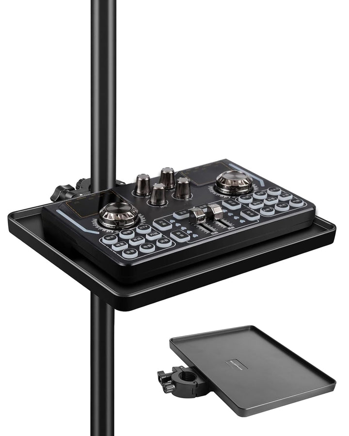 1 Stück Mikrofonständer, Notenständer, Regal, Notenständer, Mikrofonstander, Tablett, Halterung, Mik