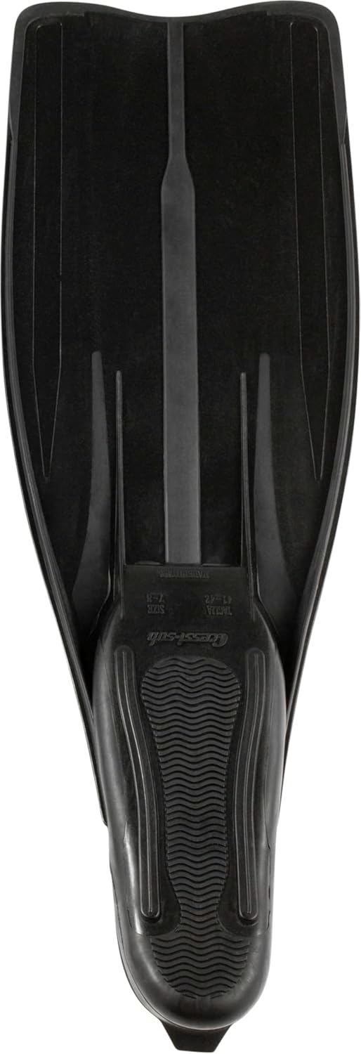 Cressi Prostar, Premium Flossen Herren und Damen - Made in Italy 45/46 Schwarz, 45/46 Schwarz