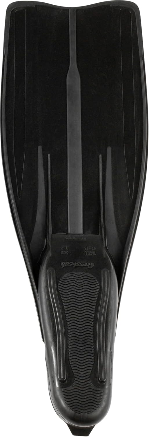 Cressi Prostar, Premium Flossen Herren und Damen - Made in Italy 45/46 Schwarz, 45/46 Schwarz