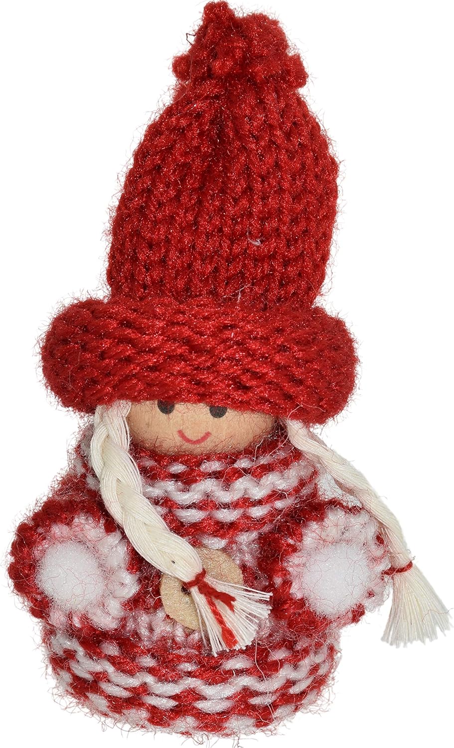 CREOFANT 24 Stück Wichtel Nordic 8cm· Wichtel Dekoanhänger · Weihnachtsdekoration Wichtel · kleine W