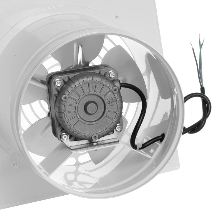 EUROPLAST Ø 200mm Wand befestigter Abluftventilator Rohrlüfter Wand Niederdruck Ventilator Wandflans