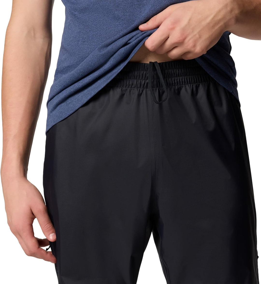 Columbia Herren wasserdichte Regenhose Pouring Adventure™ III Pant L Schwarz, L Schwarz