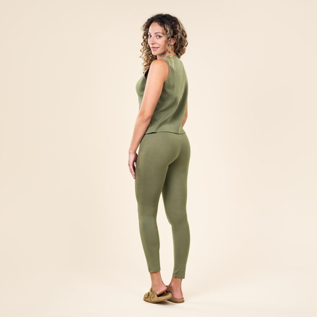 Living Crafts - ANNEDORE | Leggings - Hautenge Passform, hoher, elastischer Bund, ohne Seitennähte,