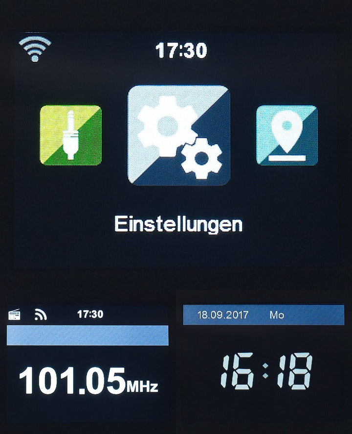 VR-Radio Internet Radio Empfänger: WLAN-HiFi-Empfänger (Tuner) für Internetradio und UKW, Fernbedien