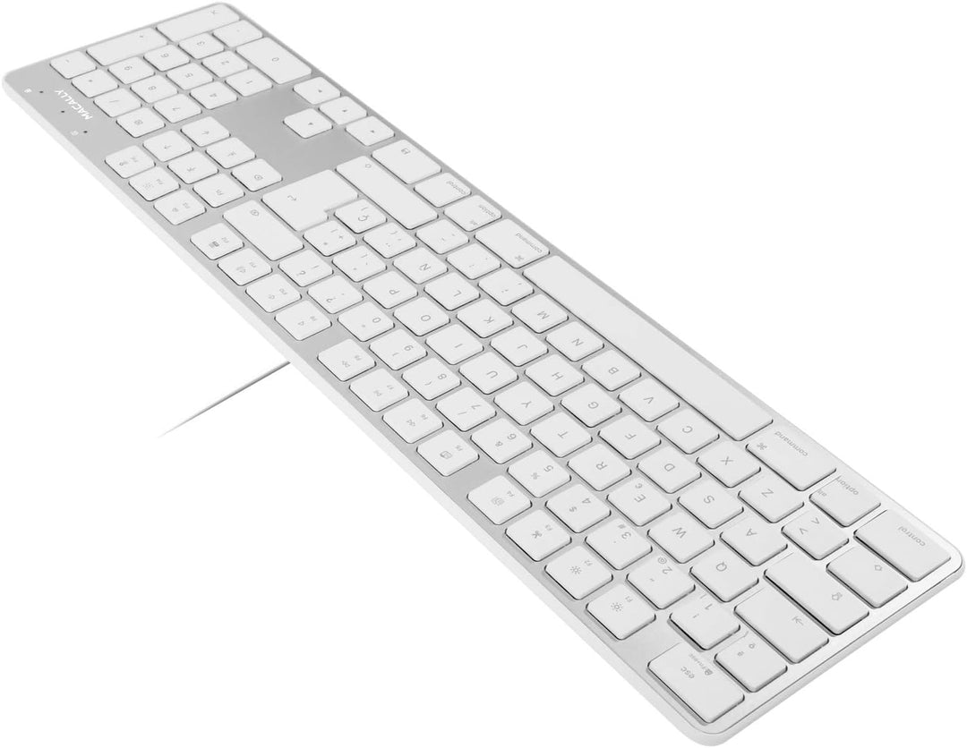 MacAlly SLIMKEYPROA-ES 104 Tasten Ultra Slim und volle Grösse USB-Tastatur für Mac - Spanisch, Spani