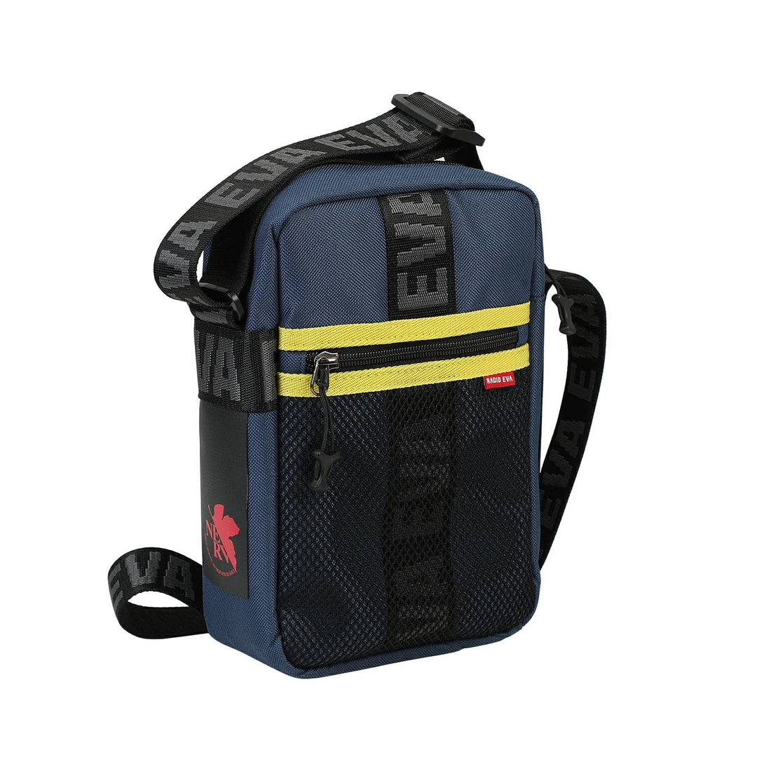 FIREFIRST x RADIO EVA - Evangelion Mini Shoulder Bags Schule Schultertaschen Blau W15×H23×D8（cm）, Bl