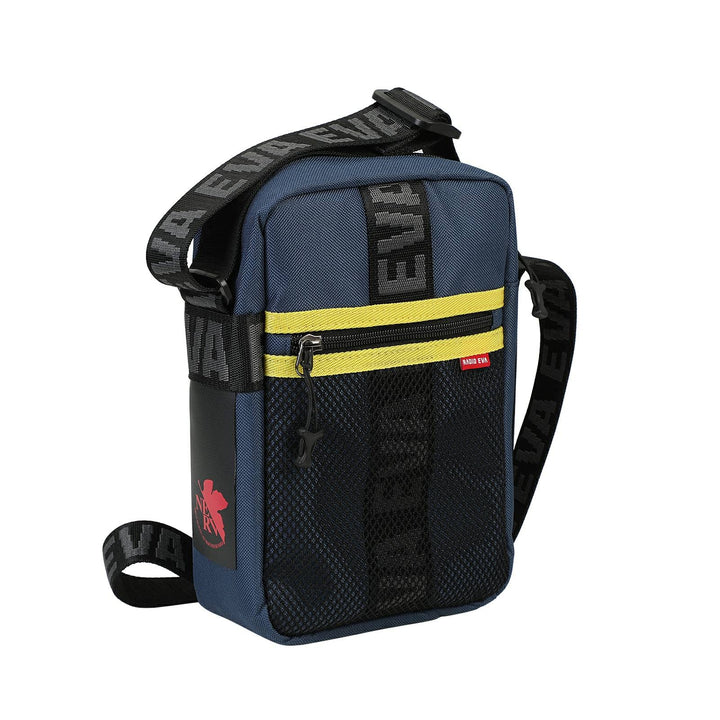 FIREFIRST x RADIO EVA - Evangelion Mini Shoulder Bags Schule Schultertaschen Blau W15×H23×D8（cm）, Bl