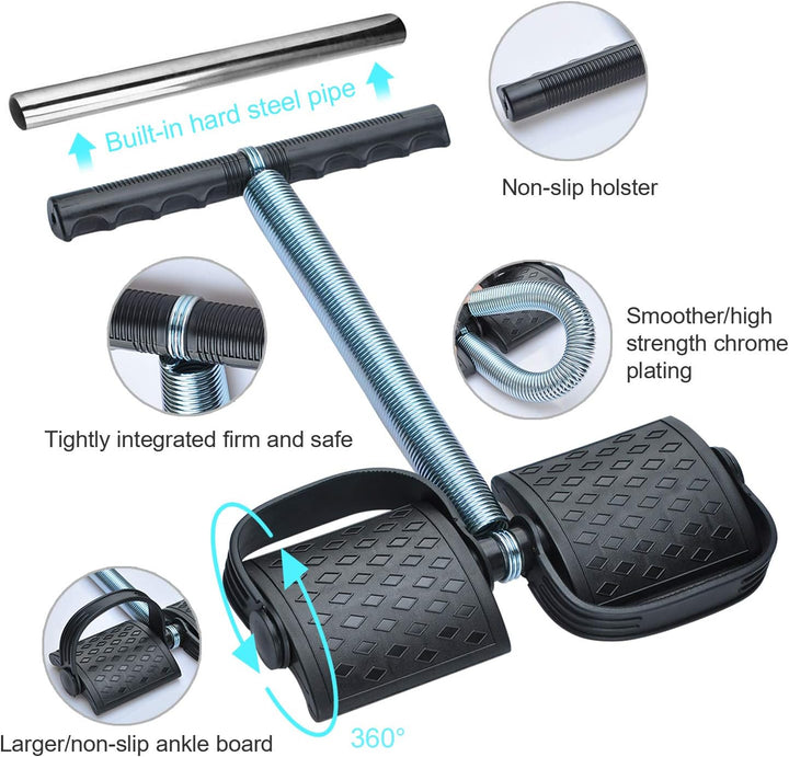 Elastic Sit Up Pull Rope Feder, Spannung Pedal Bauch Leg Übung Tummy Trimmer Equipment Krafttraining