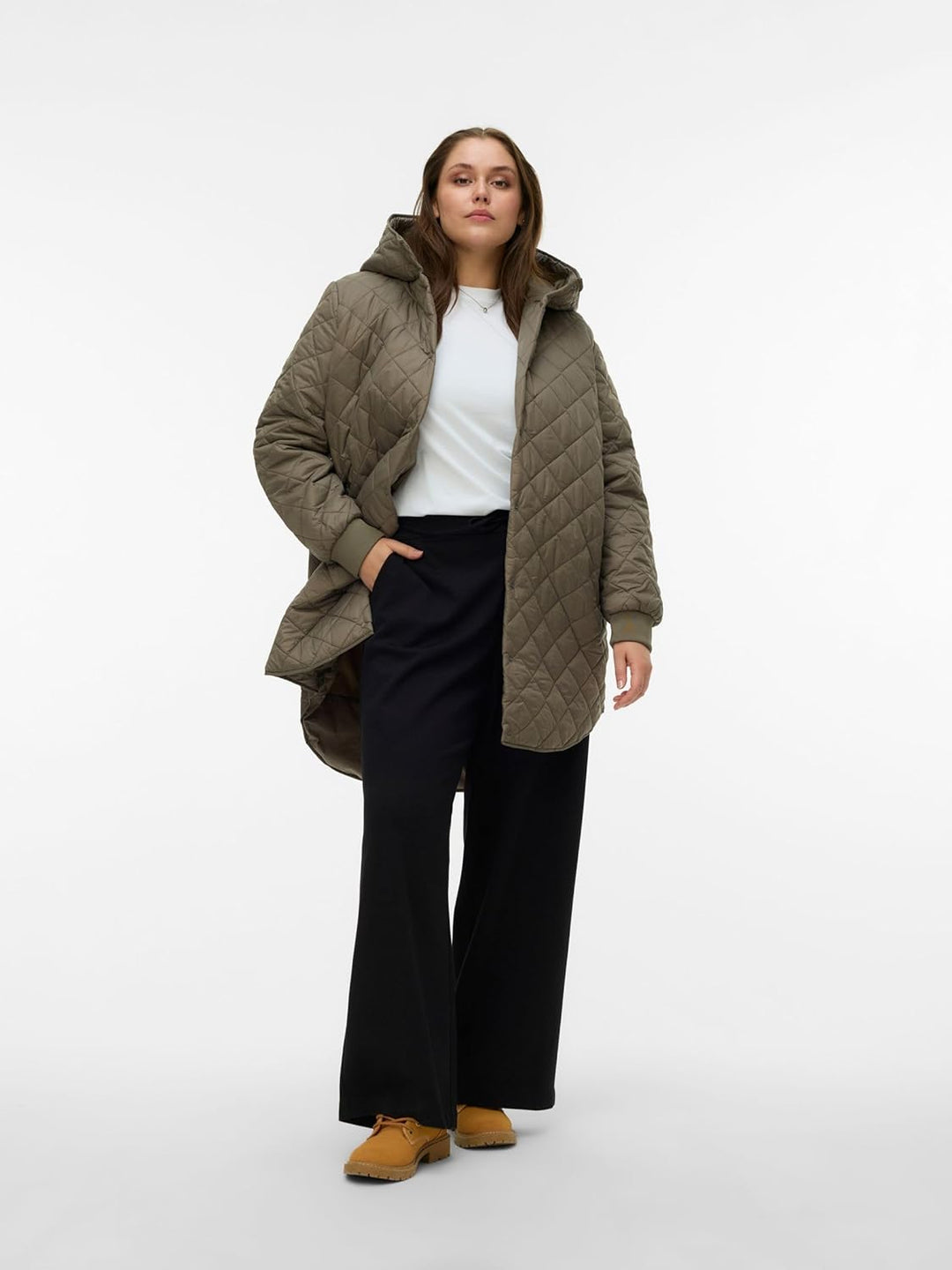 VERO MODA Female Mantel VMHAYLE Steppjacke Bungee Cord XS, Bungee Cord XS
