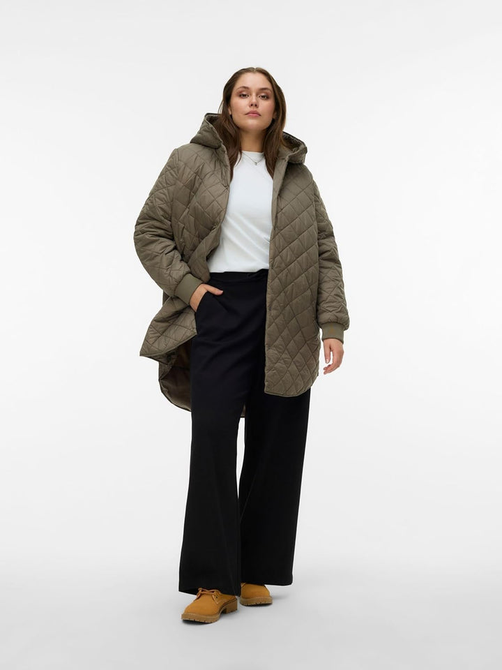 VERO MODA Female Mantel VMHAYLE Steppjacke Bungee Cord XS, Bungee Cord XS