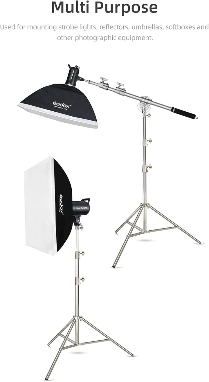 AMBITFUL 280cm 9FT Studio Lighting Photo Studio Stainless Steel Light Stand for HTC Vive VR, Video,
