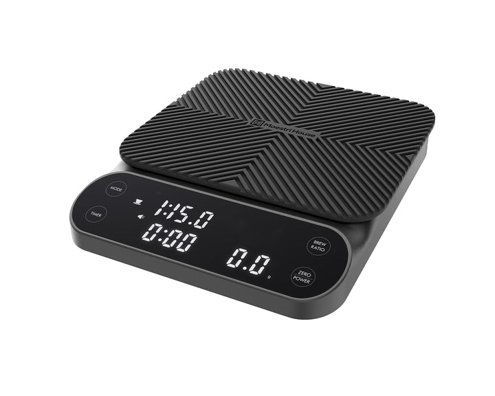Maestri House S3 Kaffeewaage mit Timer, 3kg/0,1g Wiederaufladbar Digitale Espresso Waage, 3 Brühmodi