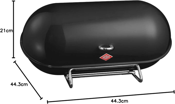 WESCO 2621 Brotkasten Breadboy 21x44.3x23cm schwarz