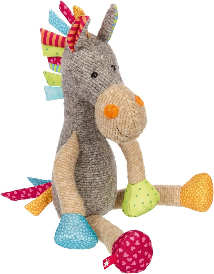 SIGIKID 42843 Stofftier Pferd Patchwork Sweety Kuscheltier zum Spielen & Schmusen aus weichem Materi