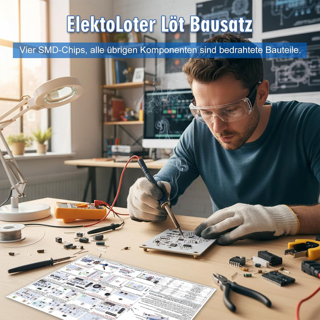 Aufzug Bausatz, Mint Elektronik Lötbausatz für Schule &amp; Zuhause