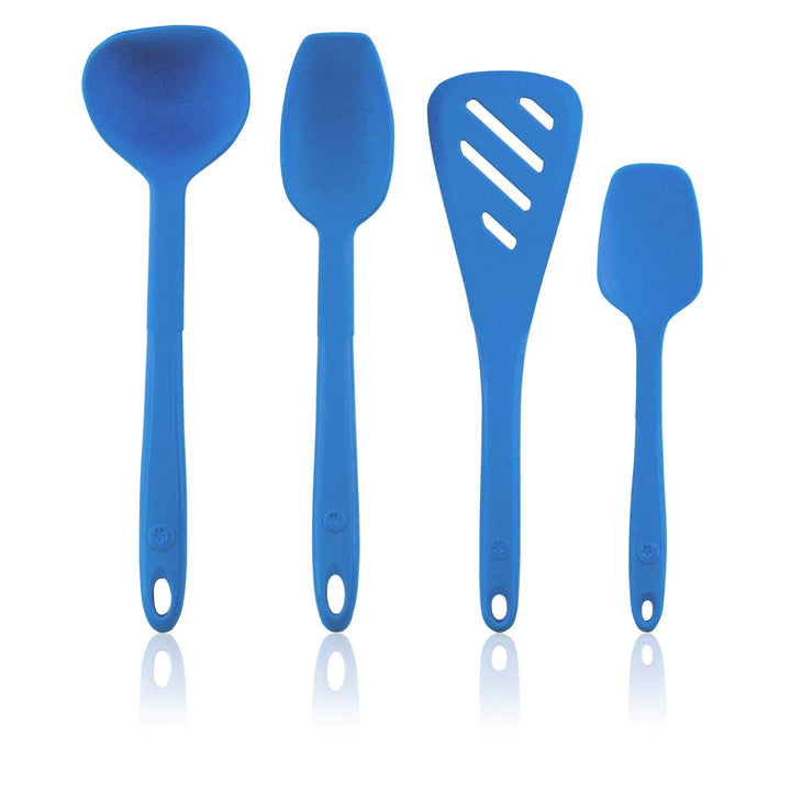 Kochblume Küchenhelfer-Set - Designwender S & Sossenlöffel S & Schöpfkelle S & Flexlöffel S 4er Set