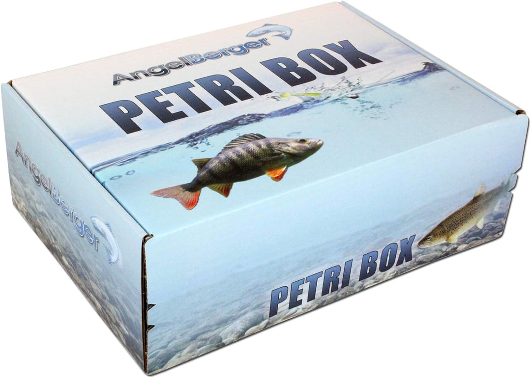 Angel-Berger Petri Box Angelbox Promo Box Geschenk Angelzubehör Angelsets