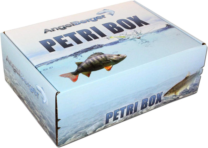 Angel-Berger Petri Box Angelbox Promo Box Geschenk Angelzubehör Angelsets