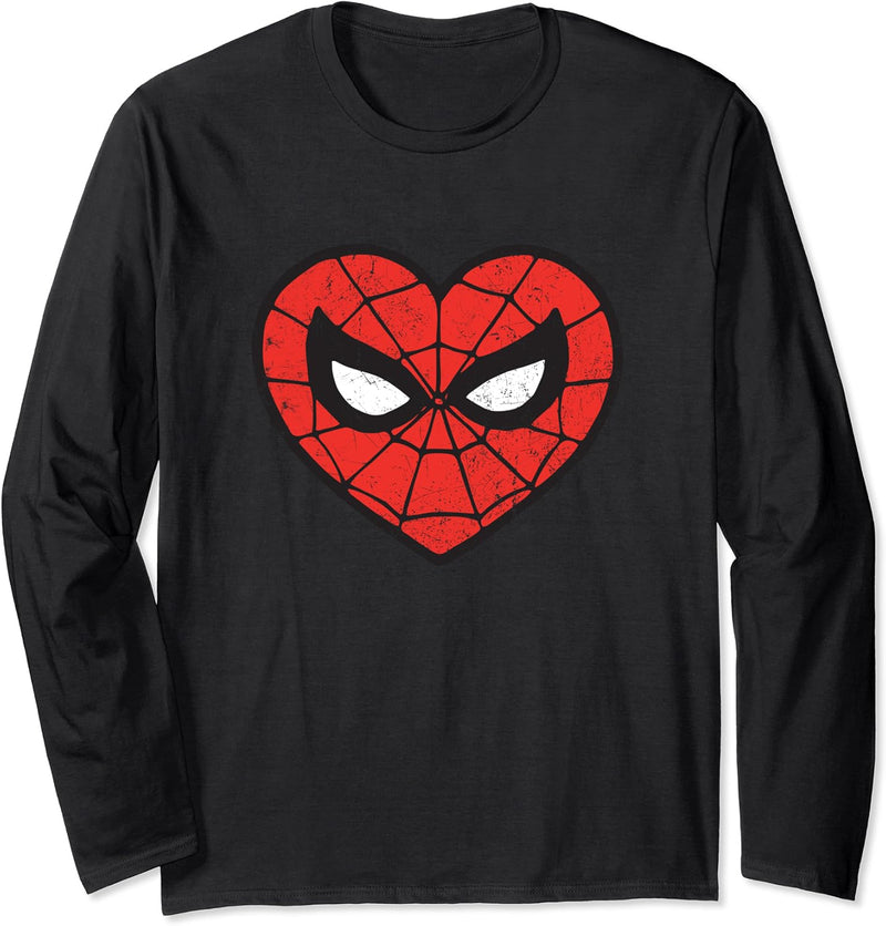 Marvel Spider-Man Heart Langarmshirt