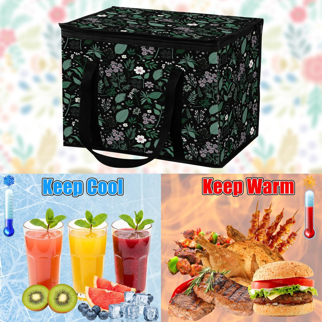 Kühltasche 40L Faltbar Picknicktasche Isolierte Picknick-Lunch-Thermotasche mit stabilen Griffen und