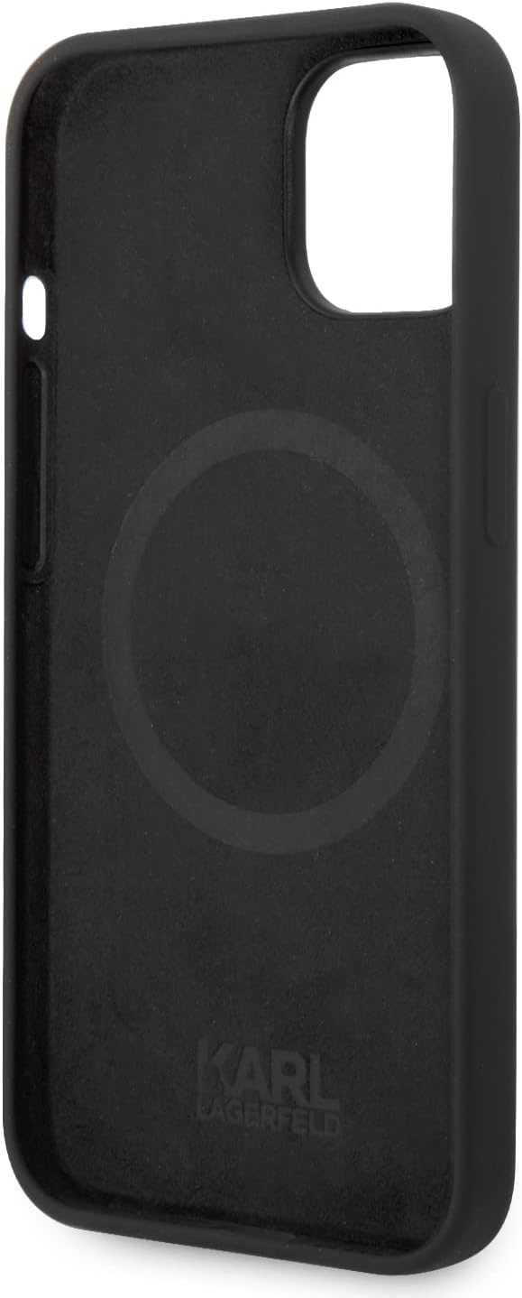 KARL LAGERFELD KLHMP14MSLKHBK Hülle für iPhone 14 Plus 6,7" hardcase Schwarz SIL