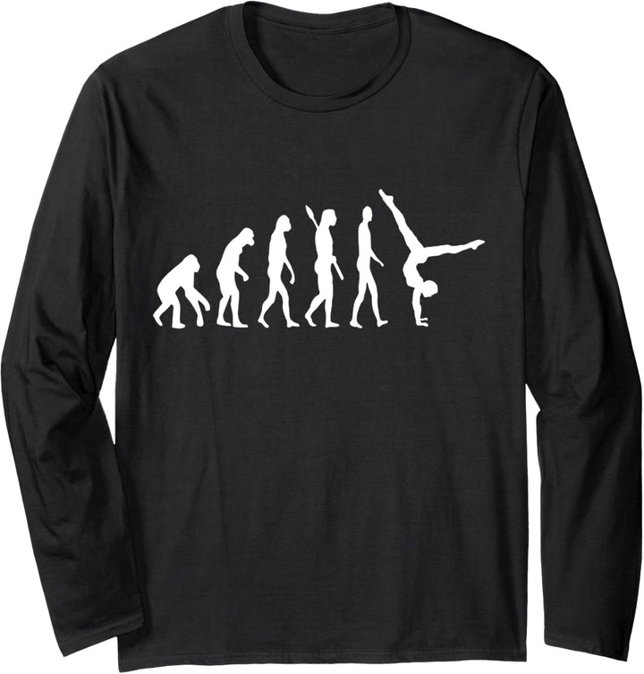 Handstand Evolution Entwicklung Handstände Akrobatik Langarmshirt
