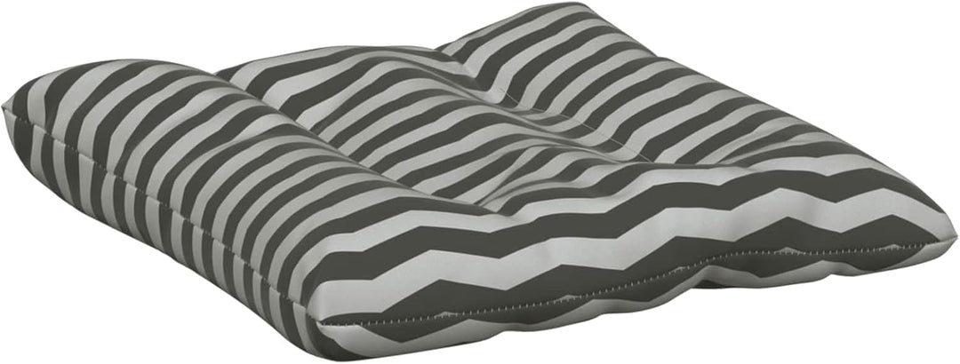 Haustier-Tipi mit Kissen Weiss Grau 60 x 60 x 70 cm, waschbares Kuschelbett für Katzen und Hunde, St