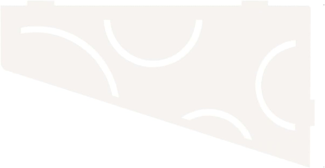 Schlüter SHELF-E-S3 Curve Brillantweiss matt, Brillantweiss Matt