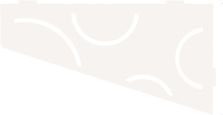 Schlüter SHELF-E-S3 Curve Brillantweiss matt, Brillantweiss Matt