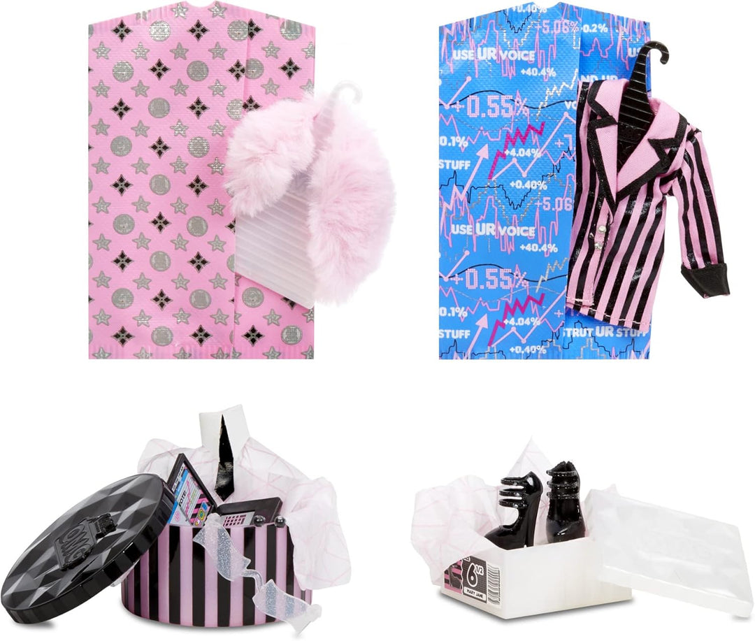 LOL Surprise OMG Winter Chill Big Wig Modepuppe und Madame Queen Puppe mit 25 Überraschungen Big Wig