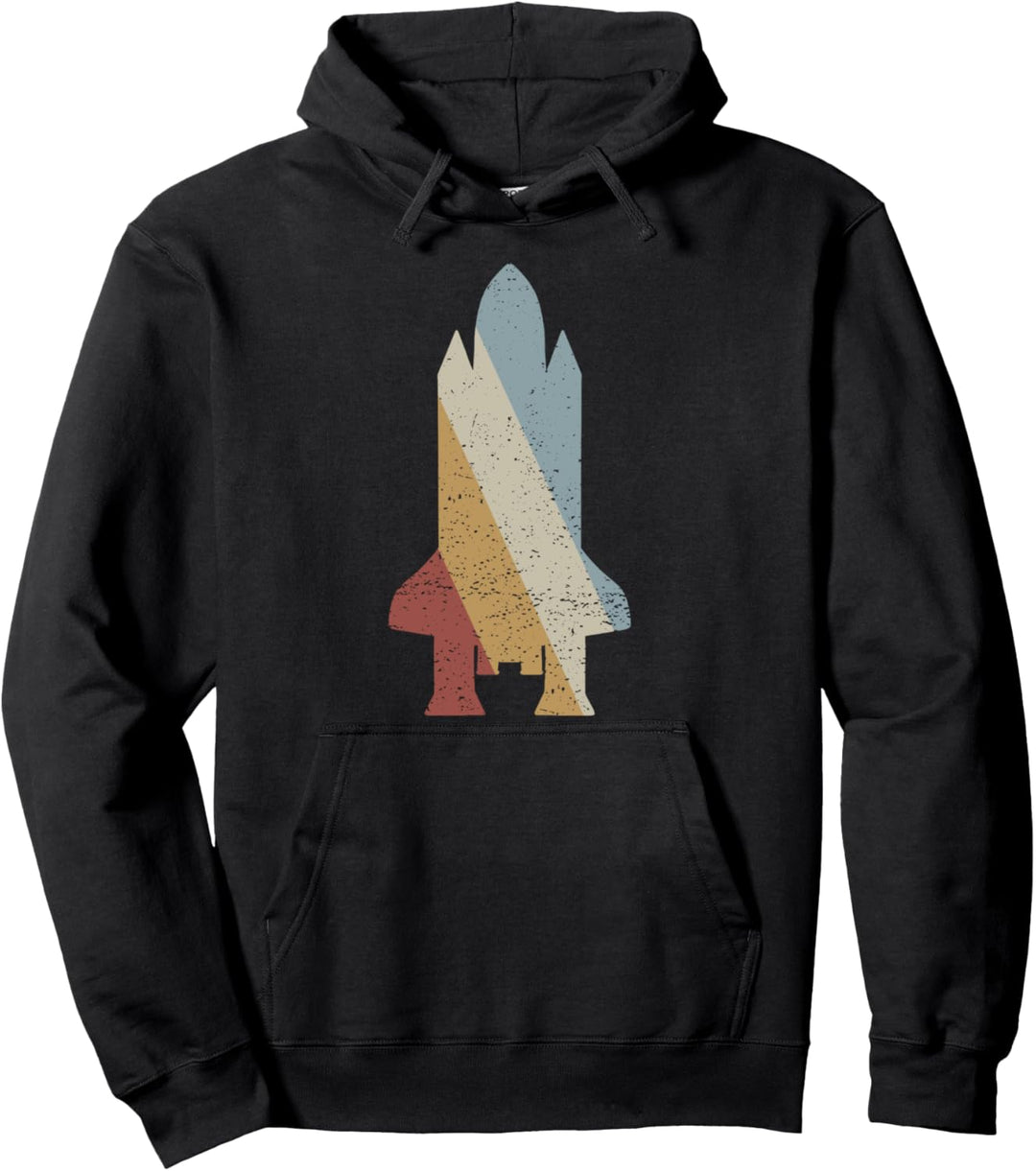 Raumschiff Retro Style Vintage Pullover Hoodie
