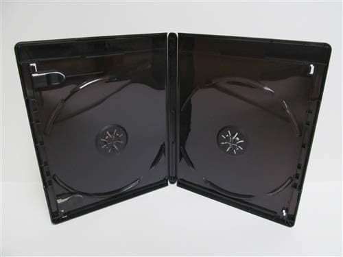 Dragon Trading Viva Elite DVD-Hüllen für Doppelscheiben, Schwarz, 50 Stück