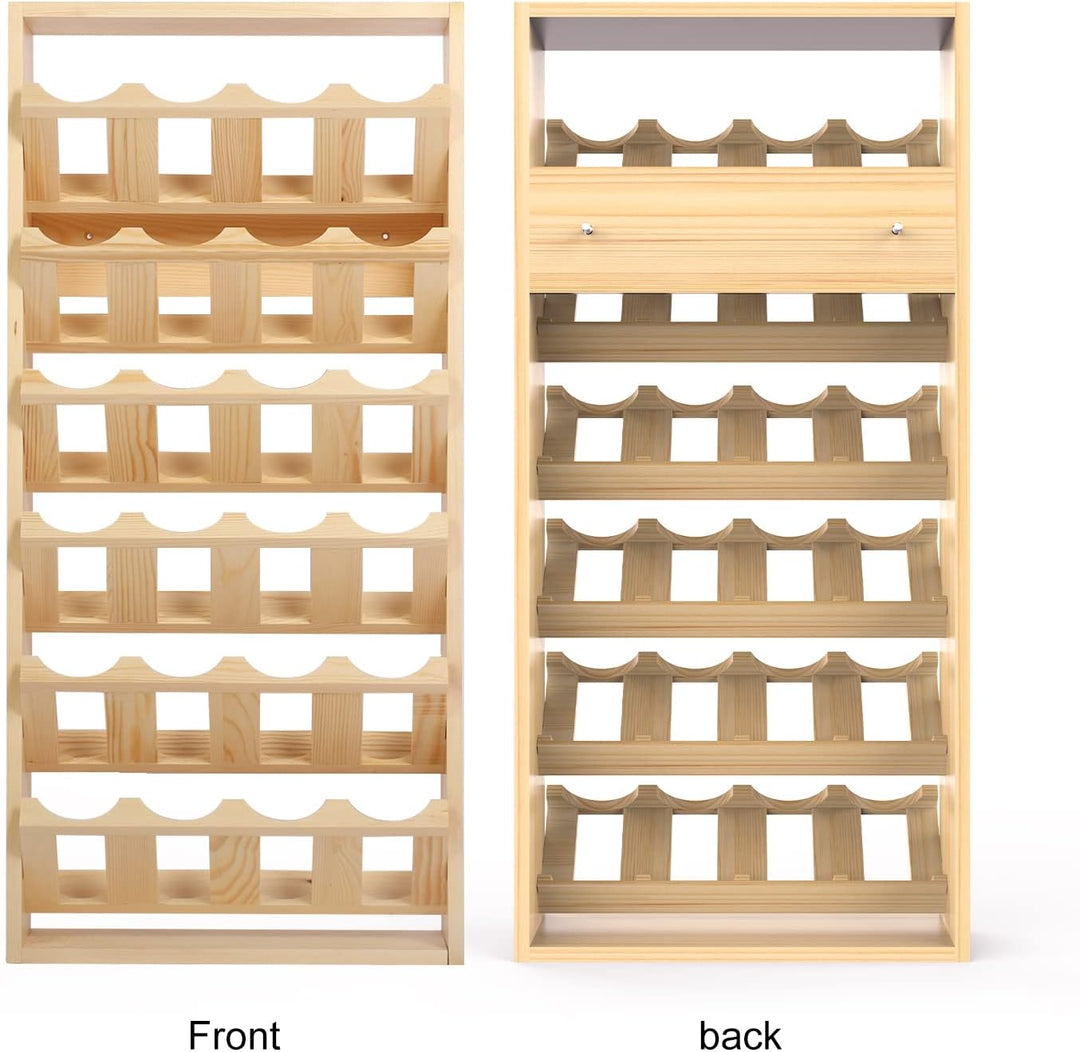Nisorpa 24 Dosen Spray Paint Storage Rack Wooden Spray Paint Holder Wall Mount Lube Can Storage Rack
