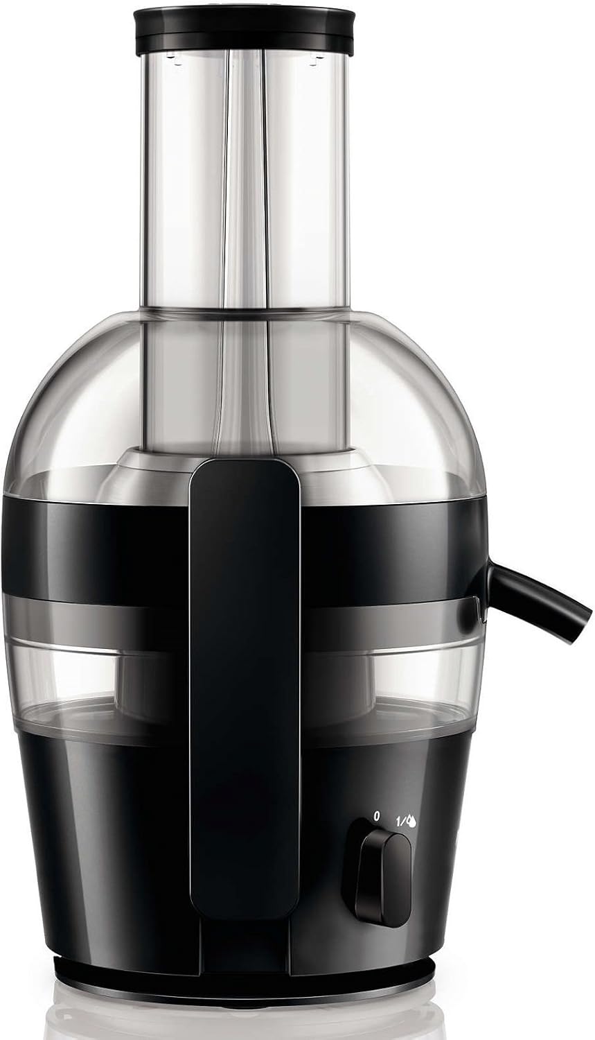 Philips Domestic Appliances HR1855/70 Entsafter, ABS Synthetik, 1.2 liters, Noire/Argent
