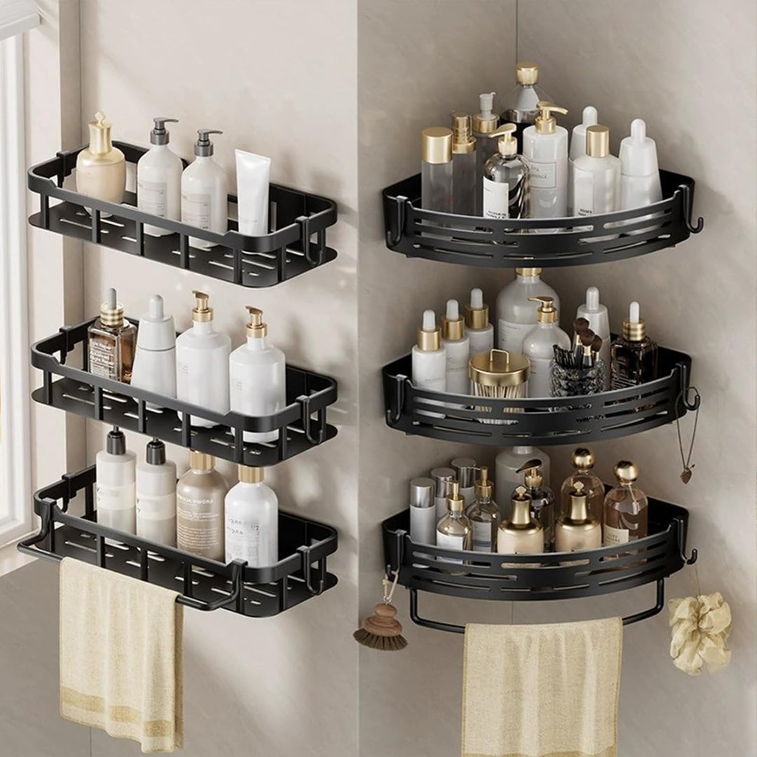 3er-Pack Dusch-/Küchen-Organizer, Caddy, Badezimmer-Caddy, wasserdicht, grosses Fassungsvermögen, Ku