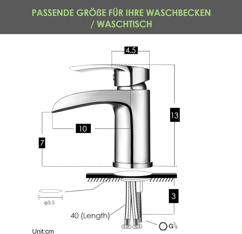 Design Wasserfall Wasserhahn Chrom Waschtischarmatur Einhebelmischer-Waschtischbatterie Bad Armatur