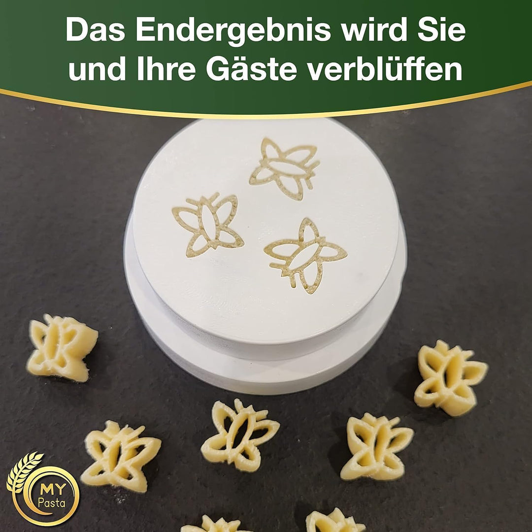 MY PASTA - Schmetterling - Zubehör Für Pastamaker Pasta Disc Kompatibel Mit Pasta Maker Avance Matri