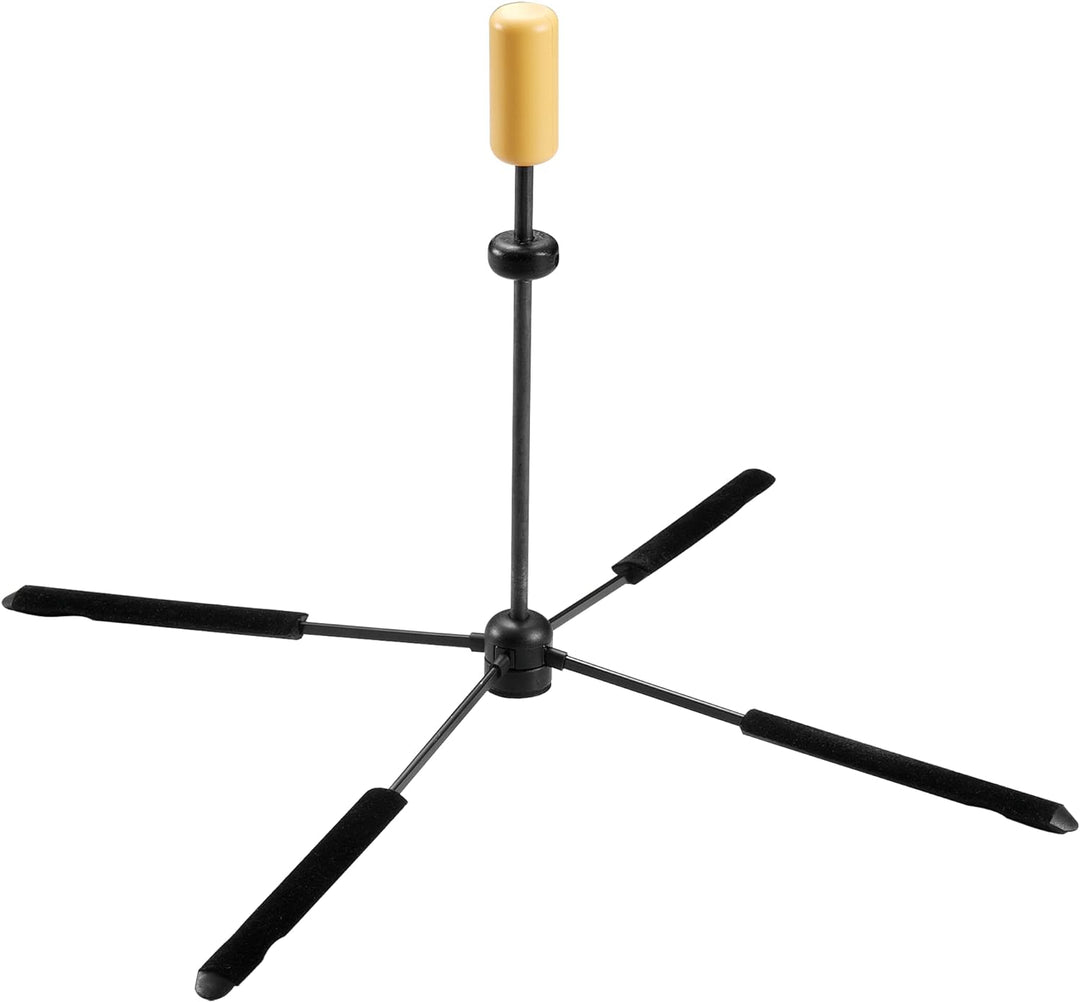 Hercules DS461B In-Foot Joint Flute Stand 6.5 Inch, 6.5 Inch
